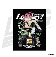 LIMITED EDITION ART PRINT -  LOWKEY! "C.R.E.A.M." NICOLE ZZZERO PRINT - BLACK