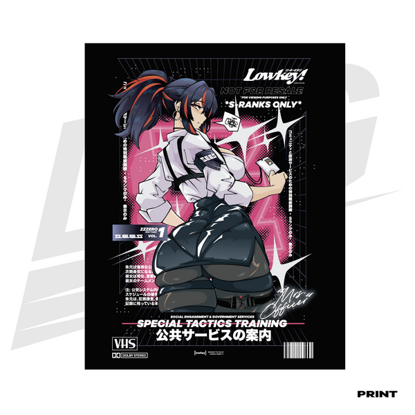 LIMITED EDITION ART PRINT -  LOWKEY! "S.E.G.S." ZZZERO ZHU YUAN PRINT