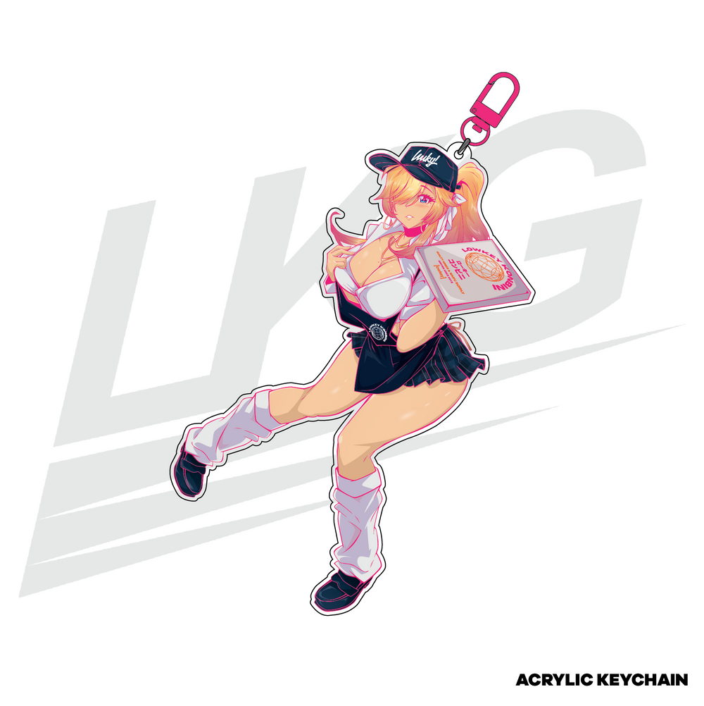 LOWKEY! "KONBINI AKARI" 9YR ANNIVERSARY KEYCHAIN