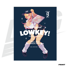 LIMITED EDITION ART PRINT -  LOWKEY! "KONBINI AKARI" 9TH YR ANNIVERSARY PRINT