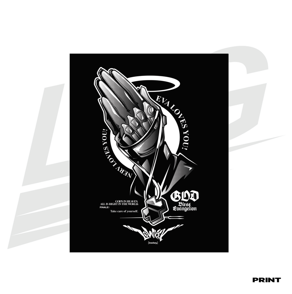 LIMITED EDITION ART PRINT -  LOWKEY! "NERV LOVES YOU!" PRINT