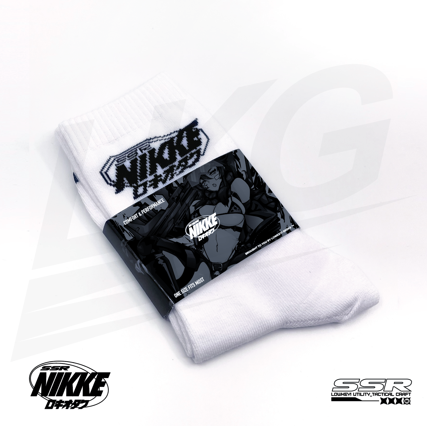 ***AVAILABLE NOW!***~ LOWKEY! "SSR" NIKKE SOCKS PACK