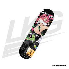 LOWKEY! "S-RANK GYARU" ZZZERO NICOLE SKATE DECK
