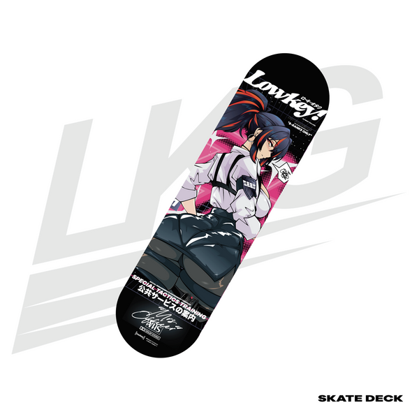 LIMITED 1/25 ~ LOWKEY! "MRS OFFICER" ZZZERO ZHU YUAN SKATE DECK