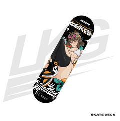 LOWKEY! "HYPEBAE ANIS" SKATE DECK