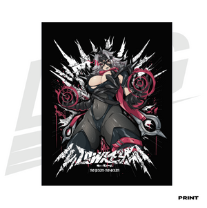 LIMITED EDITION ART PRINT -  LOWKEY! "MALICE" SUE STORM PRINT