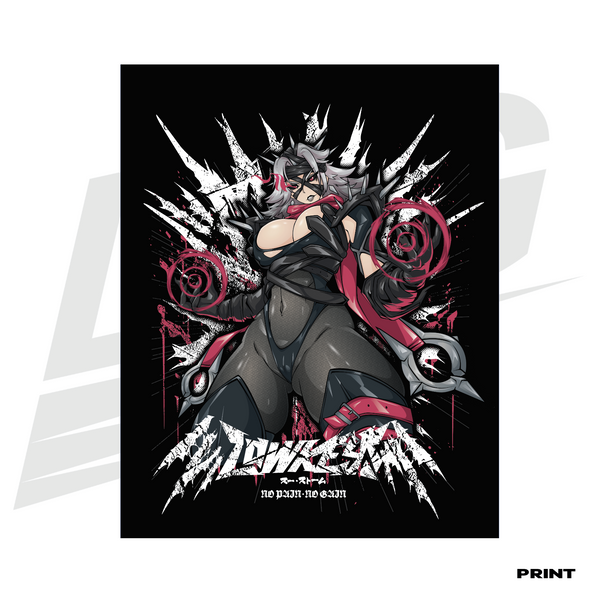 LIMITED EDITION ART PRINT -  LOWKEY! "MALICE" SUE STORM PRINT