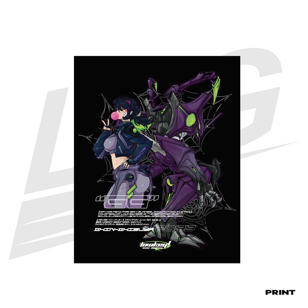 LIMITED EDITION ART PRINT -  LOWKEY!  "GG" PENI SPDR VEN#M PRINT