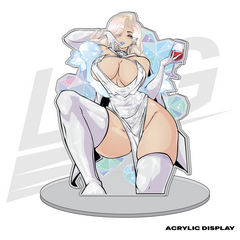 ***SPECIAL RELEASE!***~ LOWKEY! "EMMA FROST" DIAMOND ACRYLIC TROPHY