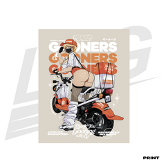 LIMITED EDITION ART PRINT -  LOWKEY! "GOONERS & GYARUS" DELIVERY PRINT