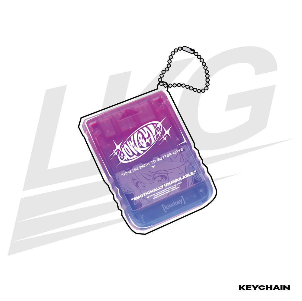 LOWKEY! "MEMORY CARD" KEYCHAIN