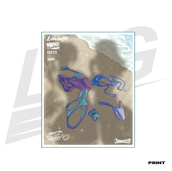 LIMITED EDITION ART PRINT -  LOWKEY! "SUMMERTIME SAI & LUNA" POSTCARD PRINT