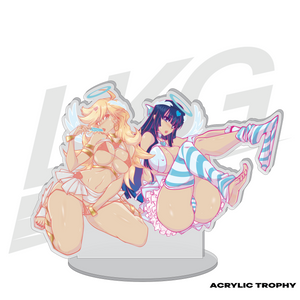 LIMITED RESERVATION! ~ LOWKEY! "PANTY & STOCKING" ACRYLIC TROPHY