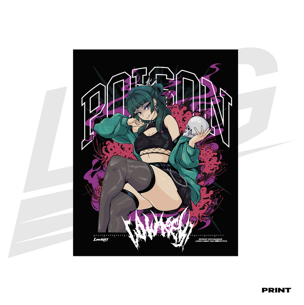 LOWKEY! "POISON" GOTH MAOMAO PRINT