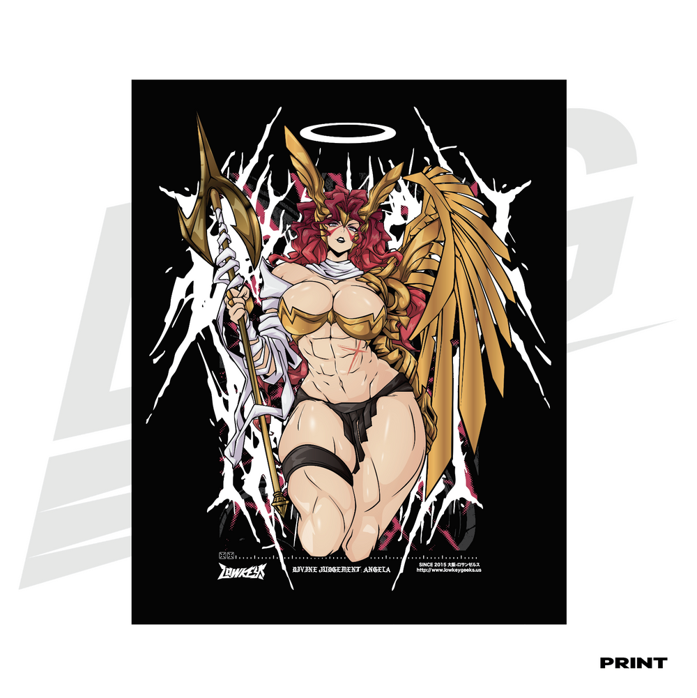LOWKEY! "DIVINE JUDGEMENT" ANGELA PRINT