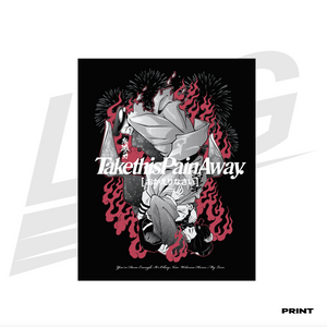 LOWKEY! "TAKE THIS PAIN AWAY" HAKUJI (AKAZA) x KOYUKI PRINT