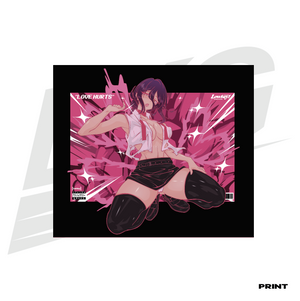 LIMITED EDITION ART PRINT -  LOWKEY! "LOVE HURTS" REZE PRINT