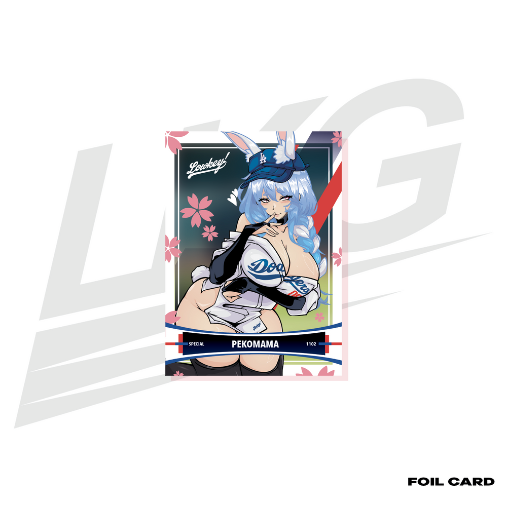 LIMITED EDITION FOIL CARD -  LOWKEY! "DODGERS X PEKOMAMA" COLLECTIBLE PROMO CARD