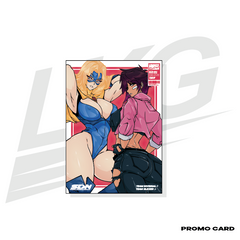 LIMITED EDITION FOIL CARD -  LOWKEY! "BLAZER & INVISIGAL" TAG TEAM COLLECTIBLE PROMO CARD