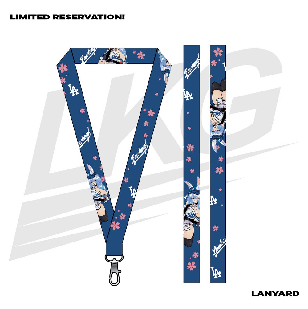 LOWKEY! "DODGERS X PEKOMAMA" LANYARD