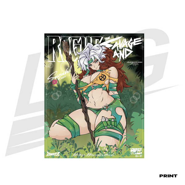 LIMITED EDITION ART PRINT -  LOWKEY! ISSUE NO. 40 "SAVAGE" ROGUE V2 PRINT