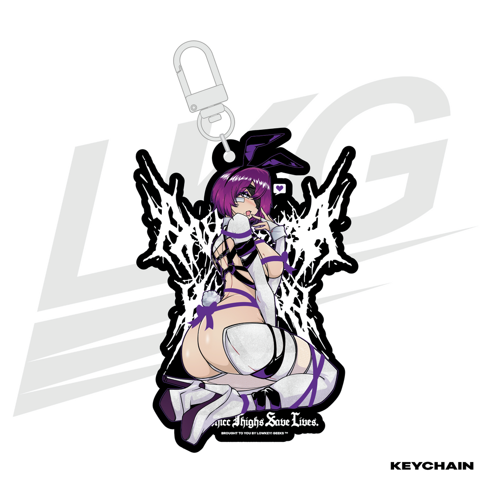 LOWKEY! "HOLIDAY GOTH 2B" KEYCHAIN