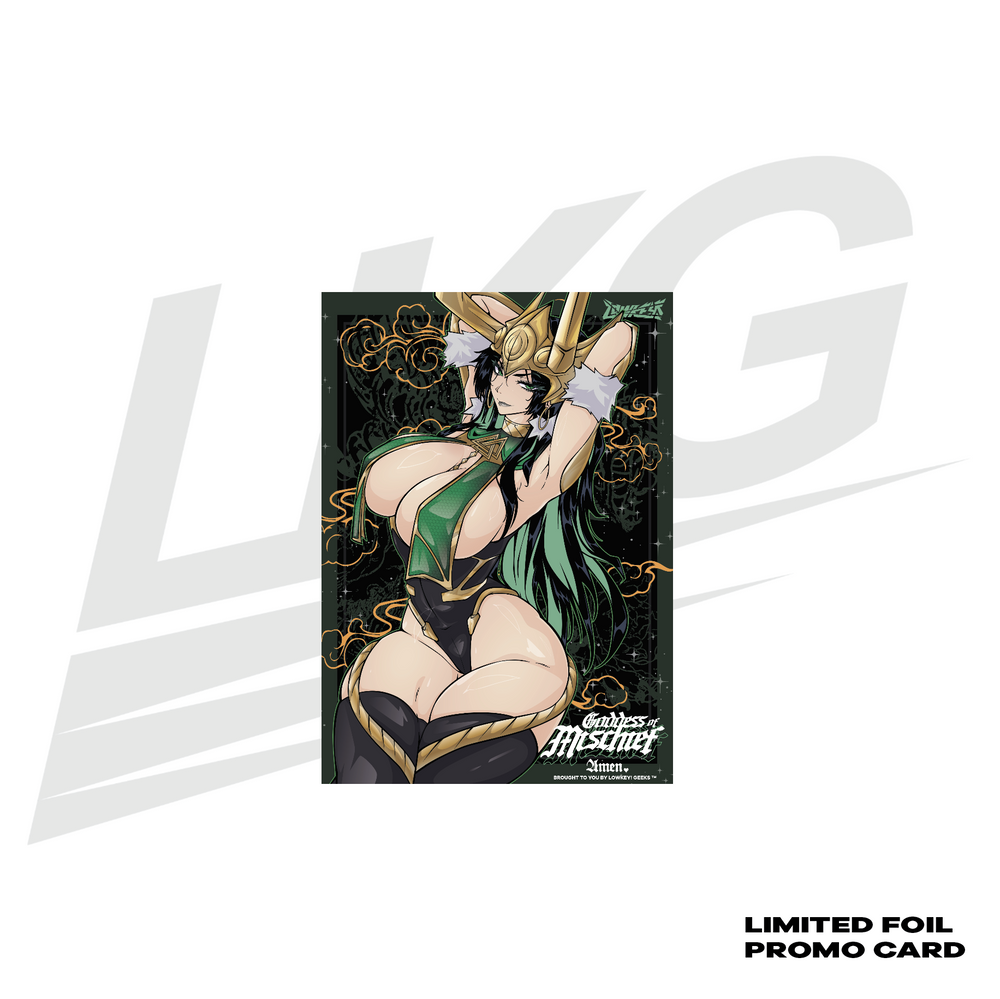 LIMITED EDITION FOIL CARD -  LOWKEY! "LADY LOKI" COLLECTIBLE PROMO CARD
