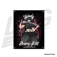 LOWKEY! "DESTROY IT ALL" MAKI WALL FLAG