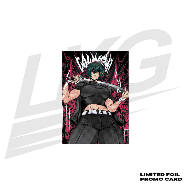 LIMITED EDITION FOIL CARD -  LOWKEY! "DESTROY IT ALL" MAKI COLLECTIBLE PROMO CARD