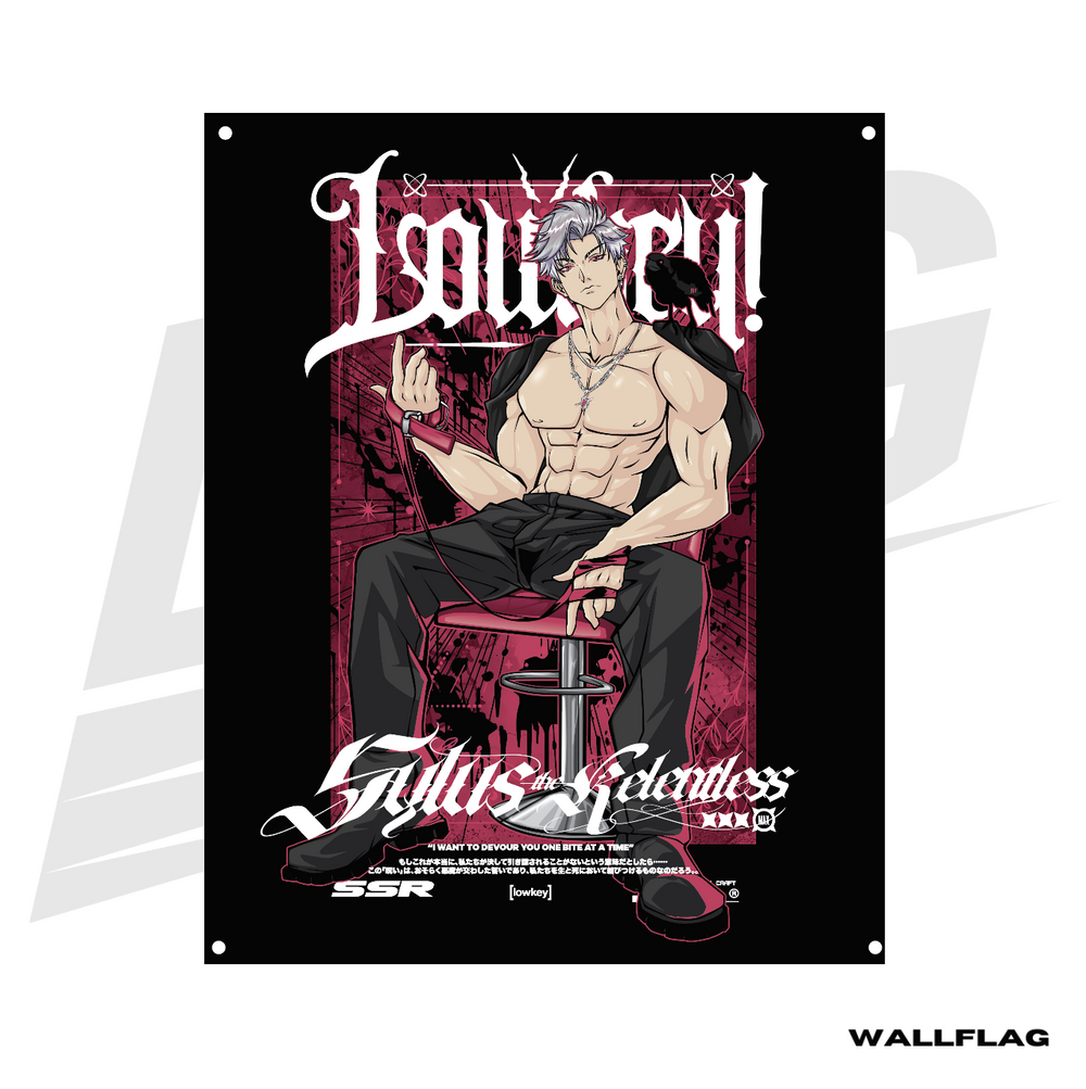 LOWKEY! "SSR SYLUS" WALL FLAG - TOPLESS VER