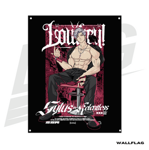 LOWKEY! "SSR SYLUS" WALL FLAG - TOPLESS VER