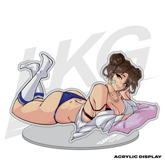 ***SPECIAL RELEASE!***~ LOWKEY! "CAPCOM & CHILL" CHUN-LI ACRYLIC DISPLAY
