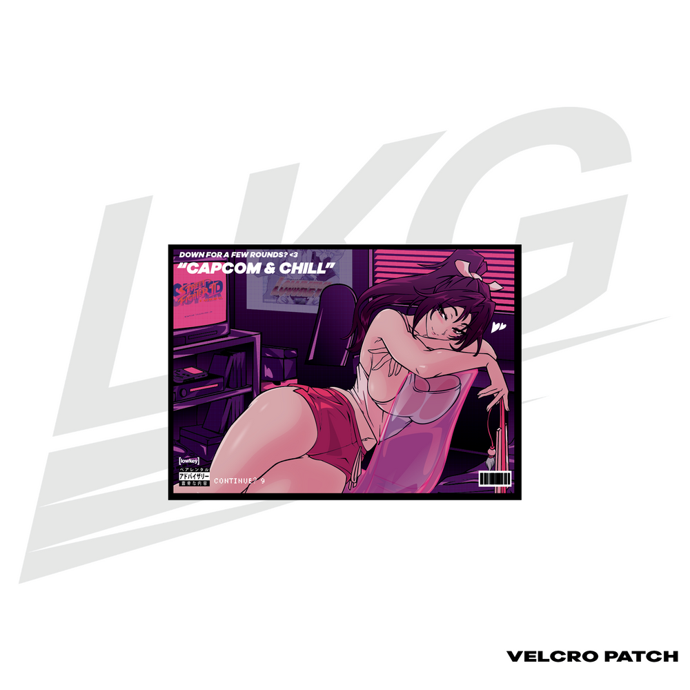 LOWKEY! "CAPCOM & CHILL" SHIRANUI MAI PATCH - VELCRO