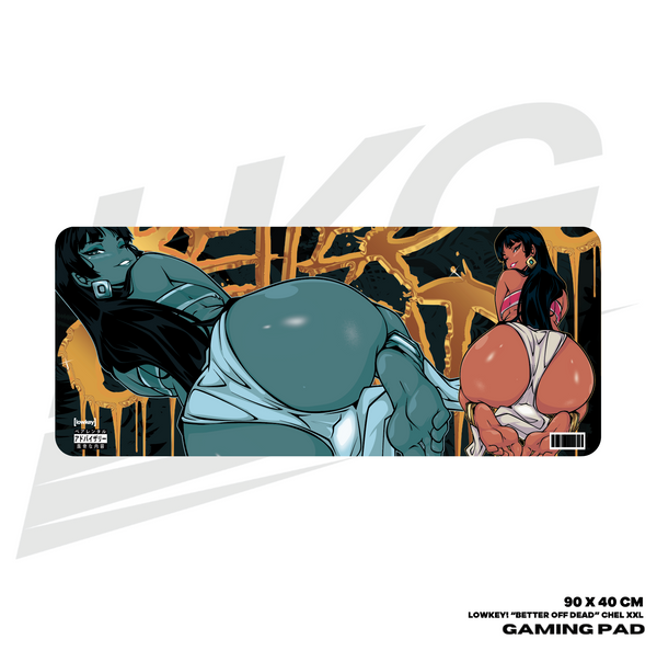 LOWKEY! "BETTER OFF DEAD" CHEL GAMING MOUSE PAD - XXL