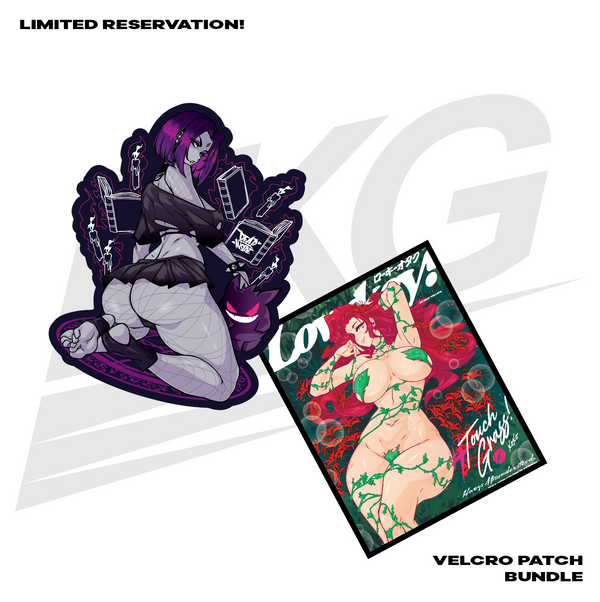 LOWKEY! "RAVEN & IVY" VELCRO PATCH - BUNDLE