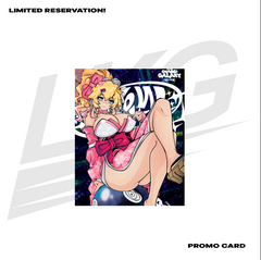 LIMITED EDITION FOIL CARD -  LOWKEY! "SUPER GYARU GALAXY" PEACH HIME COLLECTIBLE PROMO CARD