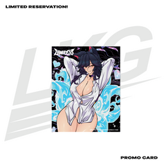 LIMITED EDITION FOIL CARD -  LOWKEY!  "AHRI X WHITE FOX" COLLECTIBLE PROMO CARD