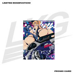 LIMITED EDITION FOIL CARD -  LOWKEY! "MOST WANTED" RACE QUEEN NEW JERSEY & IOWA COLLECTIBLE PROMO CARD