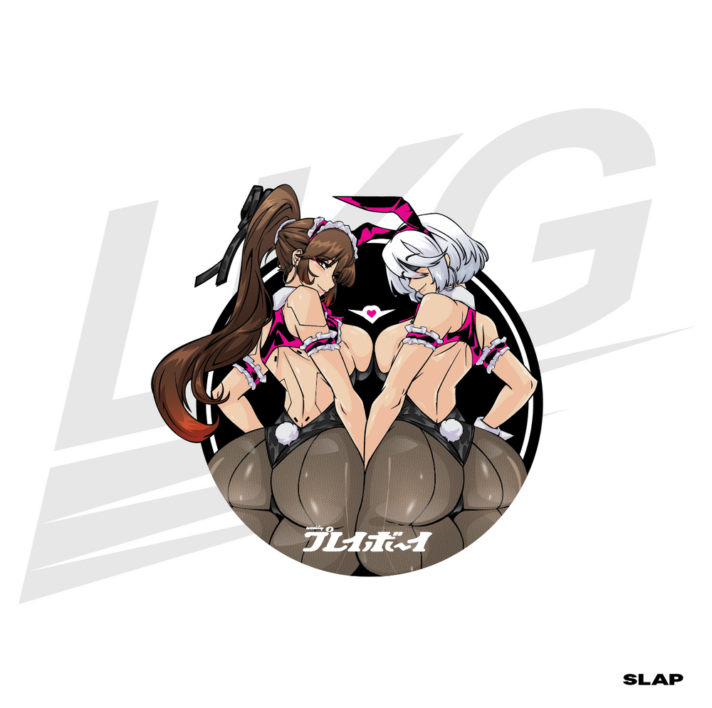 LOWKEY! "MAIDBUNNY 2B & EVE" TAG TEAM SLAP