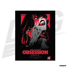 LIMITED EDITION ART PRINT -  LOWKEY! "OBSESSION" PRINT