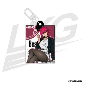 LOWKEY! "SMOKING WITH YOU" TAYAMA KEYCHAIN