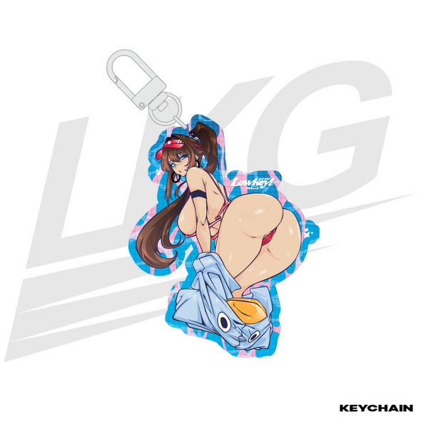 LOWKEY! "SUMMERTIME MARCIANA" KEYCHAIN