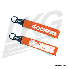 LOWKEY! "GOONERS" RACING KEY STRAP - HYPER ORANGE