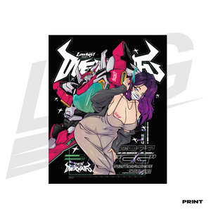 LIMITED EDITION ART PRINT - LOWKEY! "DONGTAN D.MON" PRINT
