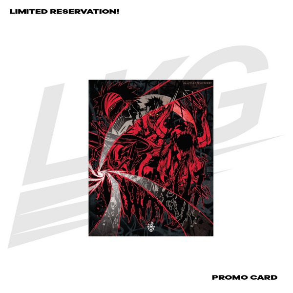 LIMITED EDITION FOIL CARD - LOWKEY! "DEATH & STRAWBERRY" HOLLOW COLLECTIBLE PROMO CARD