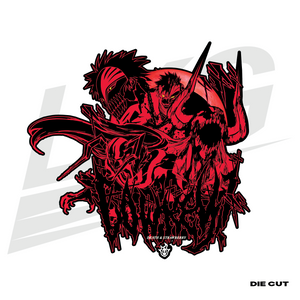 LOWKEY! "DEATH & STRAWBERRY" HOLLOW DIE CUT