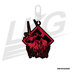 LOWKEY! "DEATH & STRAWBERRY" HOLLOW KEYCHAIN