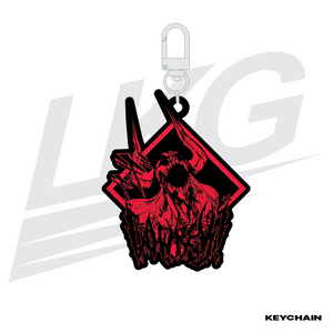 LOWKEY! "DEATH & STRAWBERRY" HOLLOW KEYCHAIN
