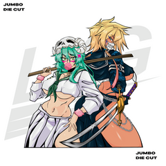 LOWKEY! "SUKEBAN HARRIBEL & NELLIEL" - JUMBO DIE CUT