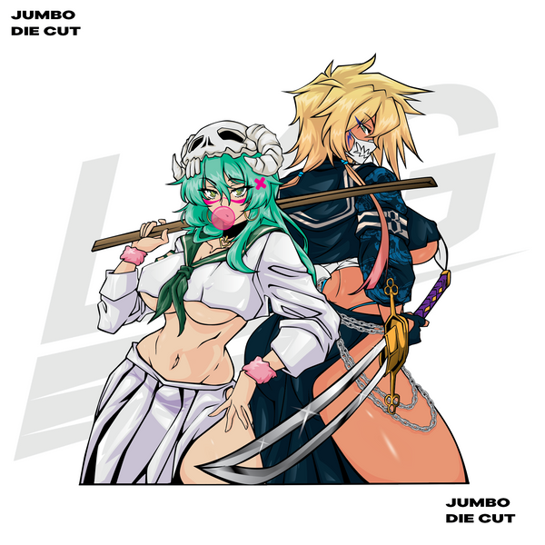 LOWKEY! "SUKEBAN HARRIBEL & NELLIEL" - JUMBO DIE CUT